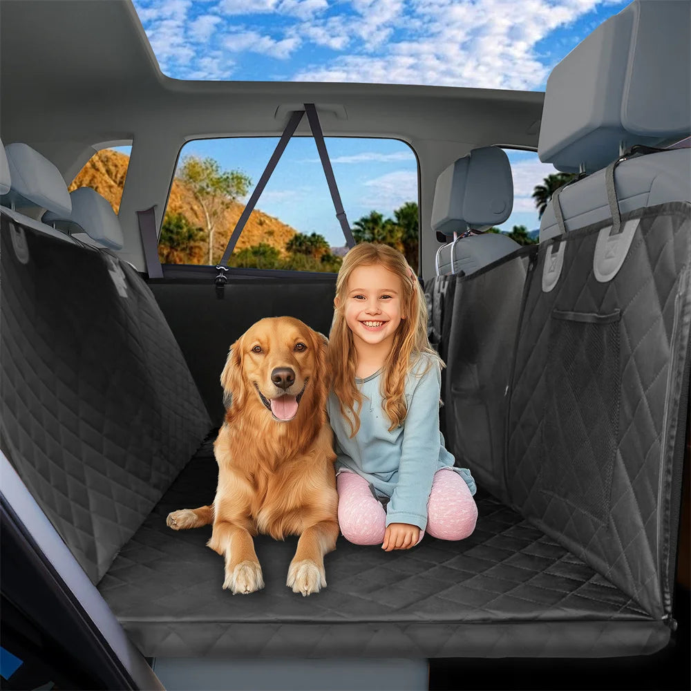 Transform car trips into a safer, comfier journey with this waterproof back seat extender that doubles as a snug dog hammock for any trip.