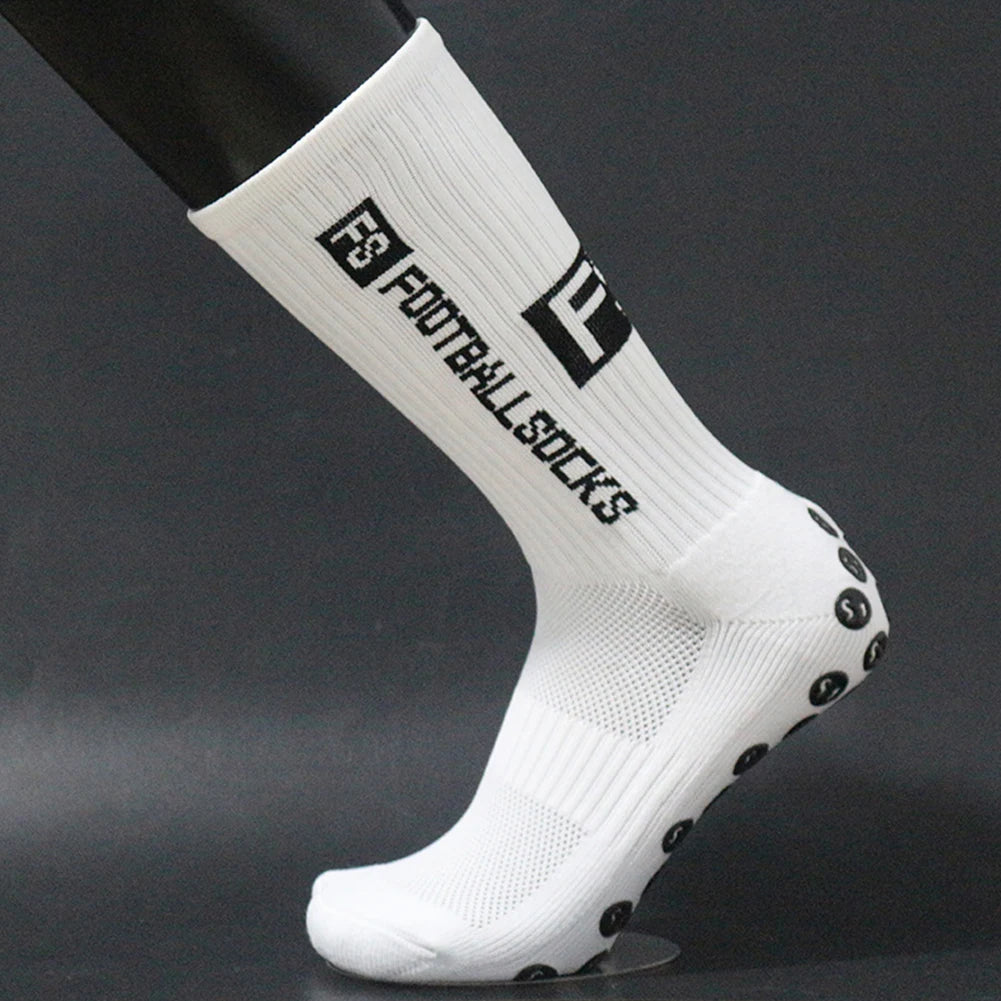 Non Slip Round Silicone Unisex Football Sock Training Dispensing Sport Stockings