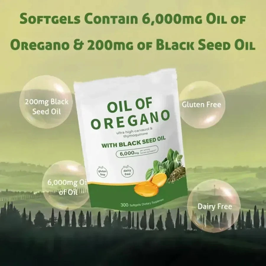 You can support daily wellness with a potent blend of oil of oregano and black seed oil in convenient capsules for everyday resilience, energy, and vitality.