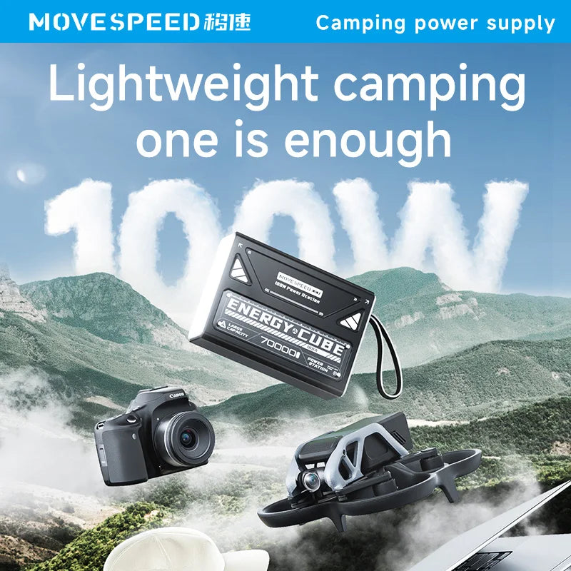 Meet the MOVESPEED Z70 Pro, a high-capacity power bank built to keep your devices charged during travel, work, and outdoor adventures, wherever life takes you.