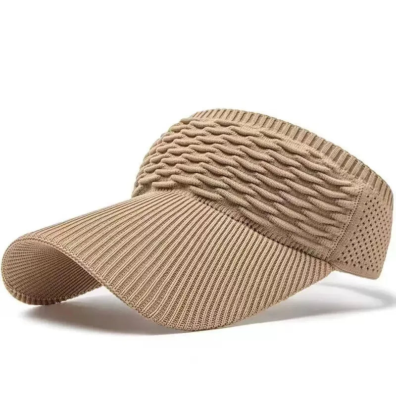 Outdoor Sport Tennis Golf Running Travel Beach Hat Women Anti-UV Sun Hat Breathable Adjustable Empty Top Visor Cap for Men