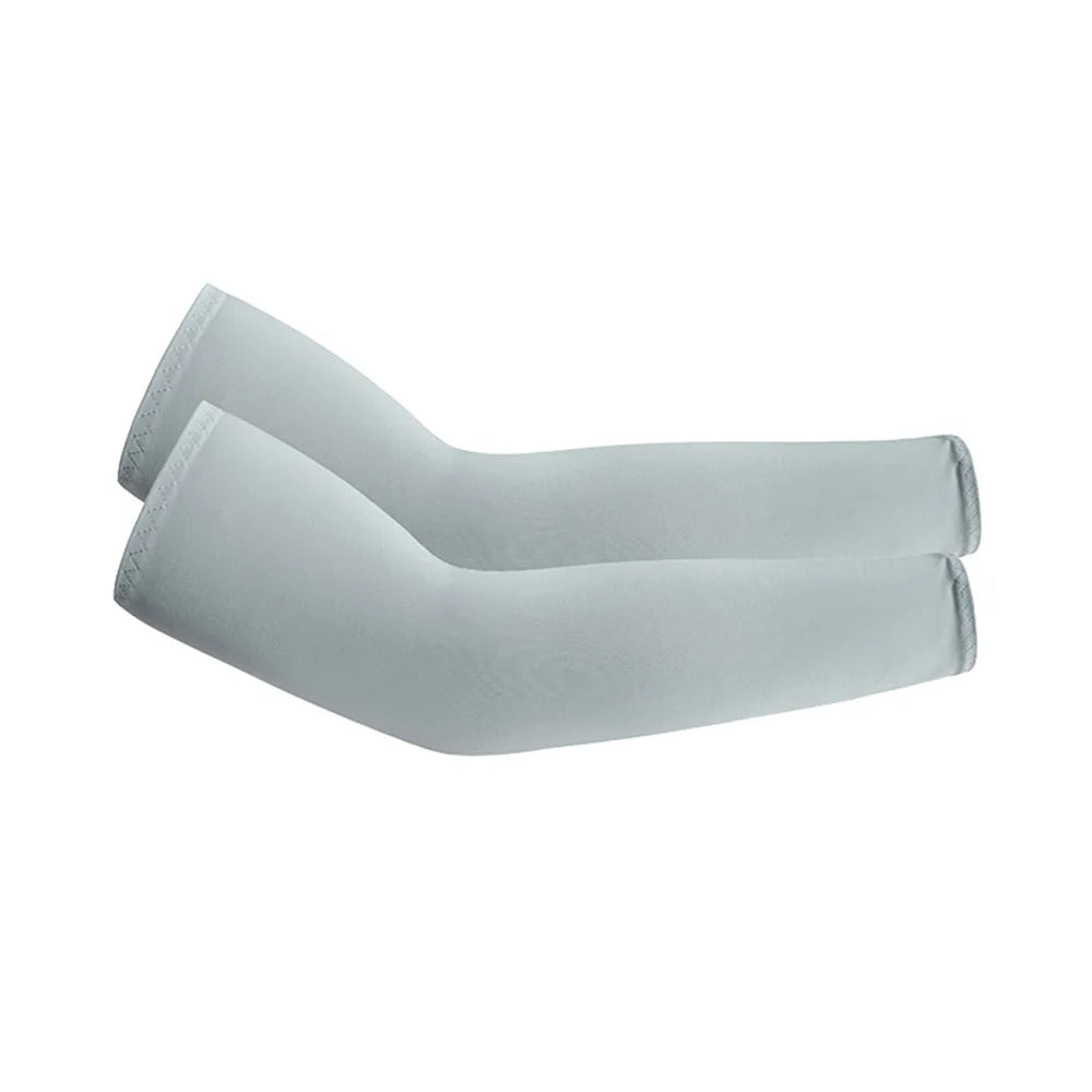 Stay cool and protected on every outdoor adventure with these unisex cooling arm sleeves that shield your skin from sun and UV rays.