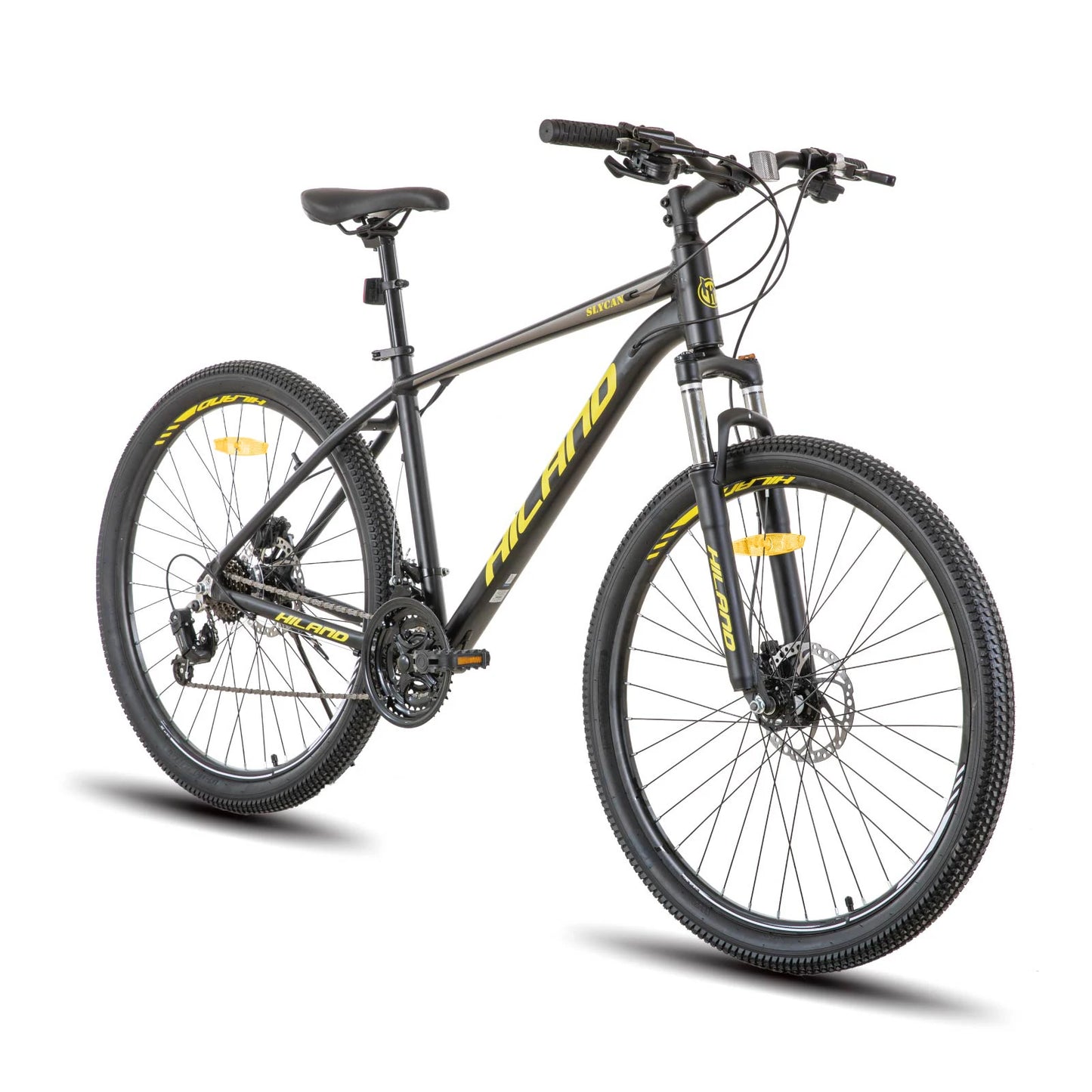 Experience rugged versatility on the Hiland Aluminum Mountain Bike, engineered for everyday adventures, delivering reliable performance whether you trail ride, commute, or push limits on rough terrain in any season for daily commuting and weekend