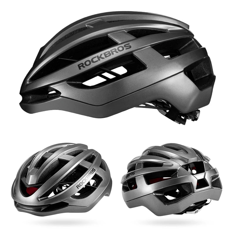 Experience confident riding with the ROCKBROS ultralight, breathable road bike helmet that blends safety and comfort.