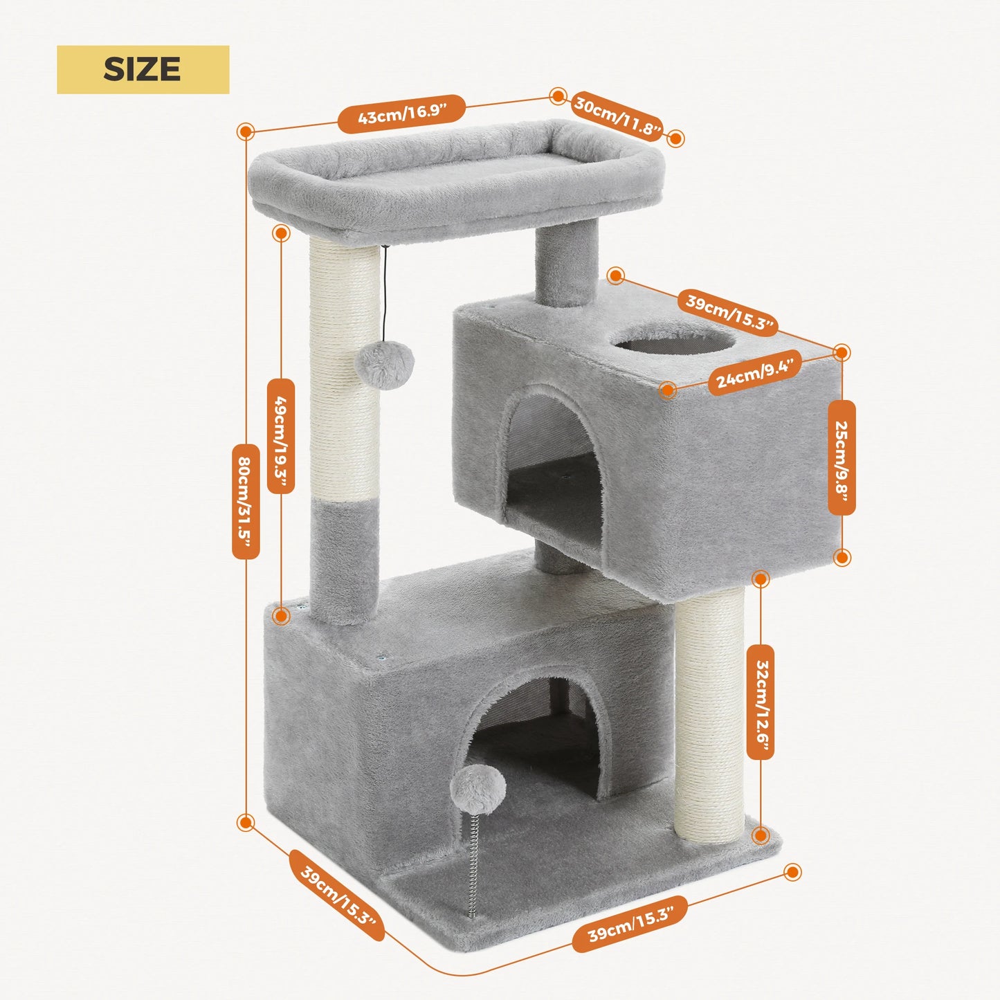 Unlock endless feline adventures with the PAWZ Road Large Cat Tree, a multi level playground built for indoor cats.
