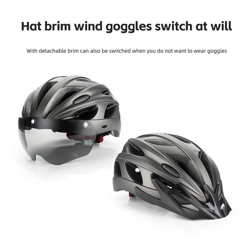Ride with confidence in the ROCKBROS cycling helmet, a lightweight, integrated head protection for every MTB and road adventure, built for all-season durability.