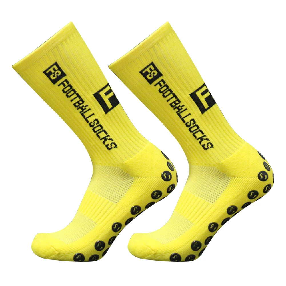 Non Slip Round Silicone Unisex Football Sock Training Dispensing Sport Stockings