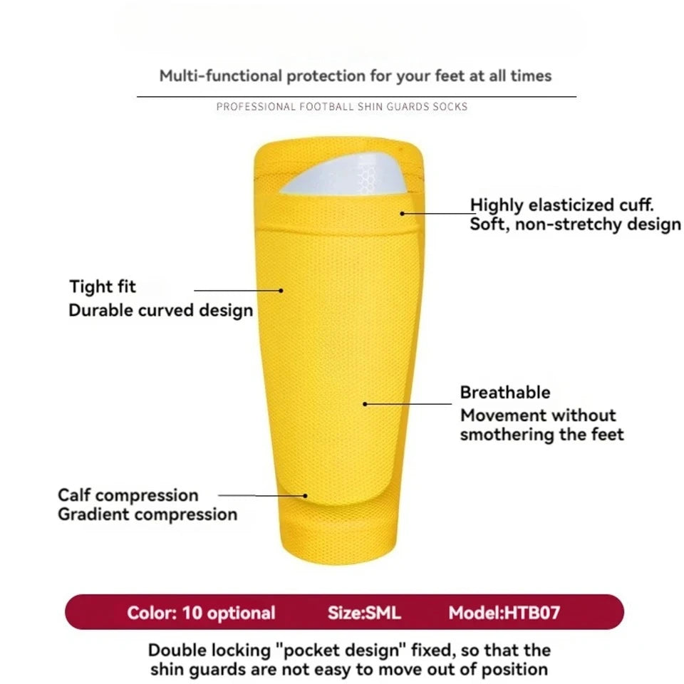 Loogdeel Soccer Shin Guard Covers,Shin Pads Socks Soccer Sock Sleeves Shin Pads Holders Shin Guard Sleeves for Kids Youth Adults