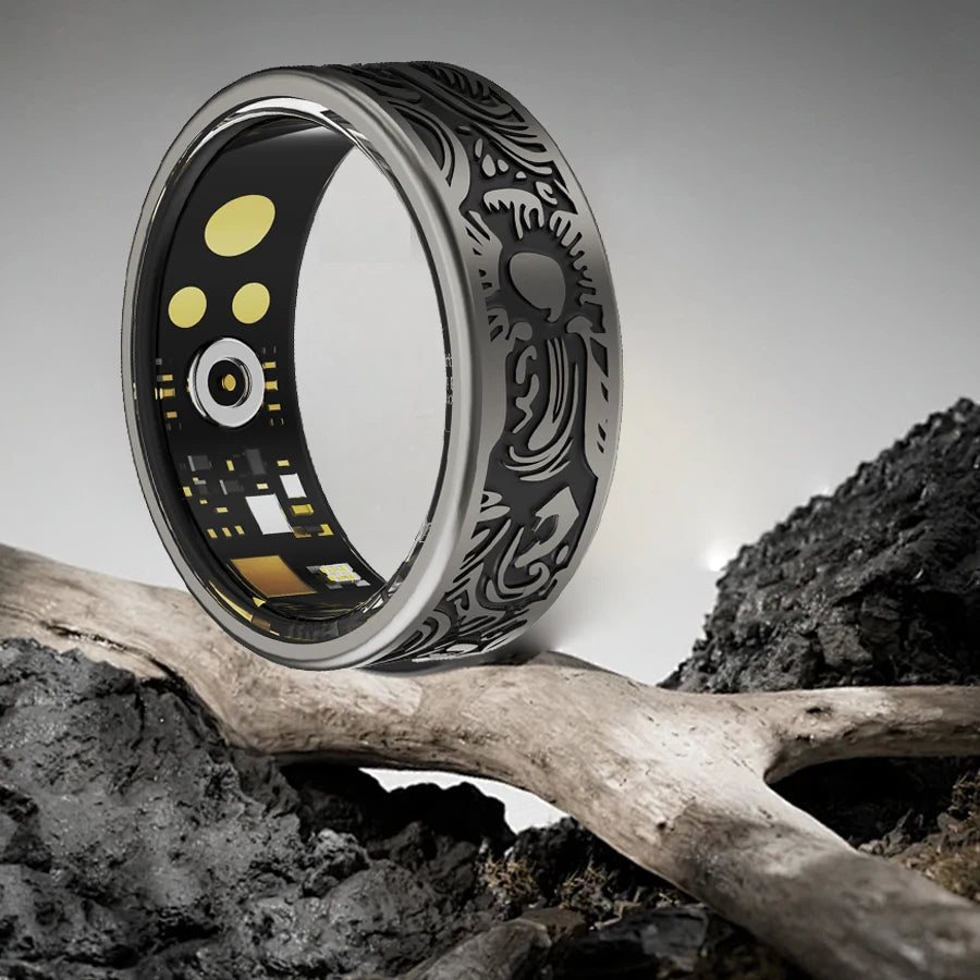 Smart Ring Fitness Tracker W9 Pedometer Waterproof USB Rechargeable