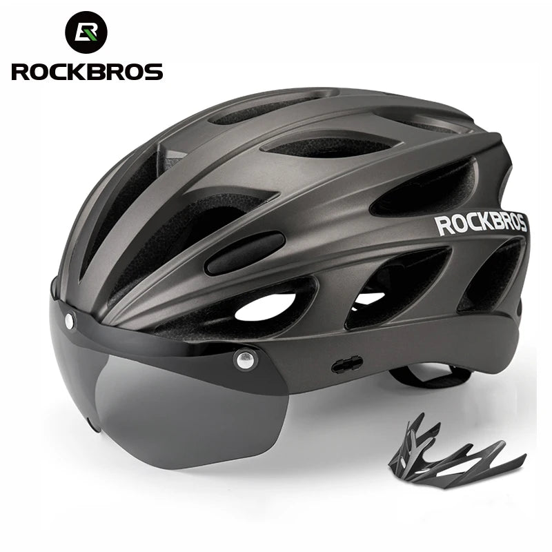 Ride with confidence and comfort with the ROCKBROS bike helmet, engineered for serious protection on road and trail.