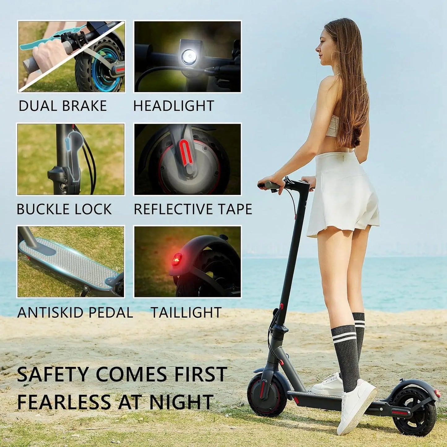 Meet the G5.0 electric scooter, your reliable companion for city commutes, campus runs, and weekend adventures.