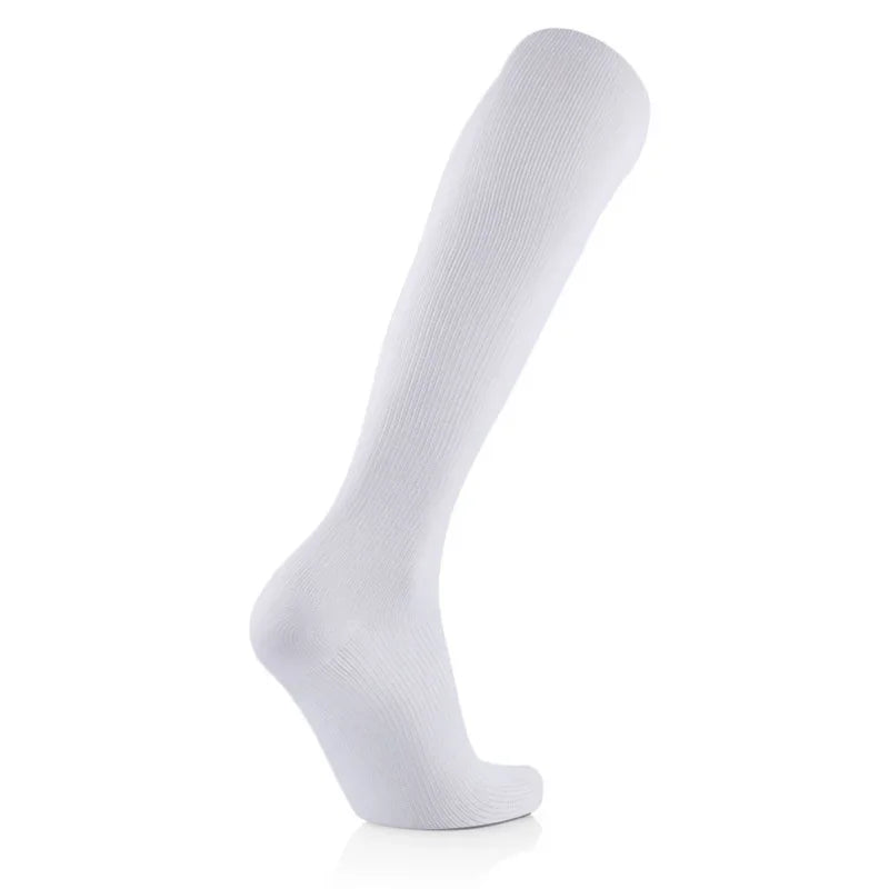 Experience all-day comfort and performance with knee-high compression socks from Brand NONE, designed for you as an athlete and everyday mover, with soft yet supportive fabric that improves your circulation and speeds recovery after workouts.