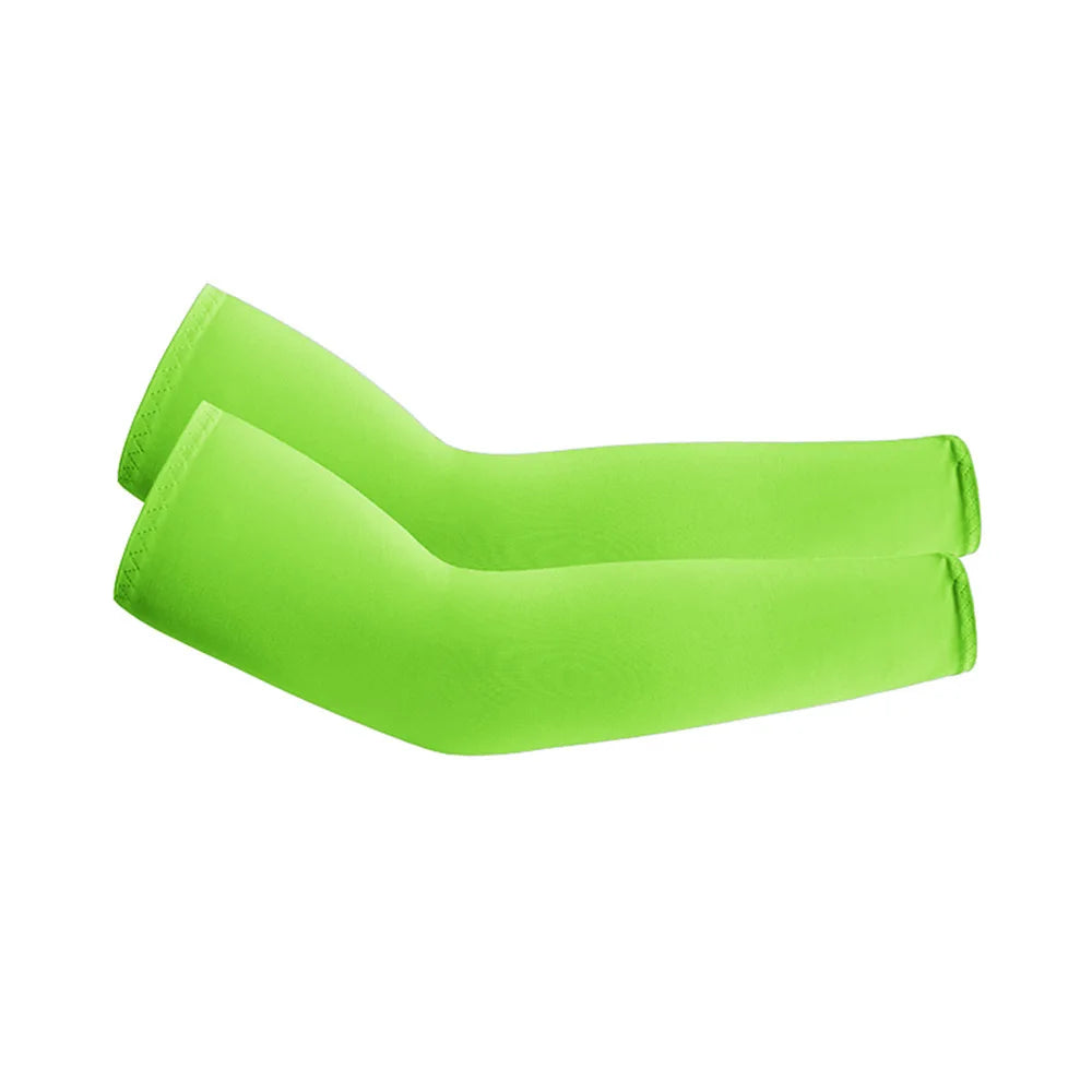 Stay cool and protected on every outdoor adventure with these unisex cooling arm sleeves that shield your skin from sun and UV rays.