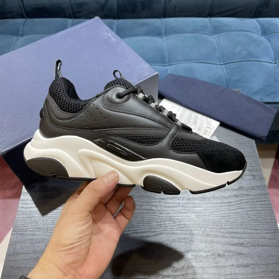 Men's Running Shoes Cushioned Road Sneakers Thick Soles Casual Jogging