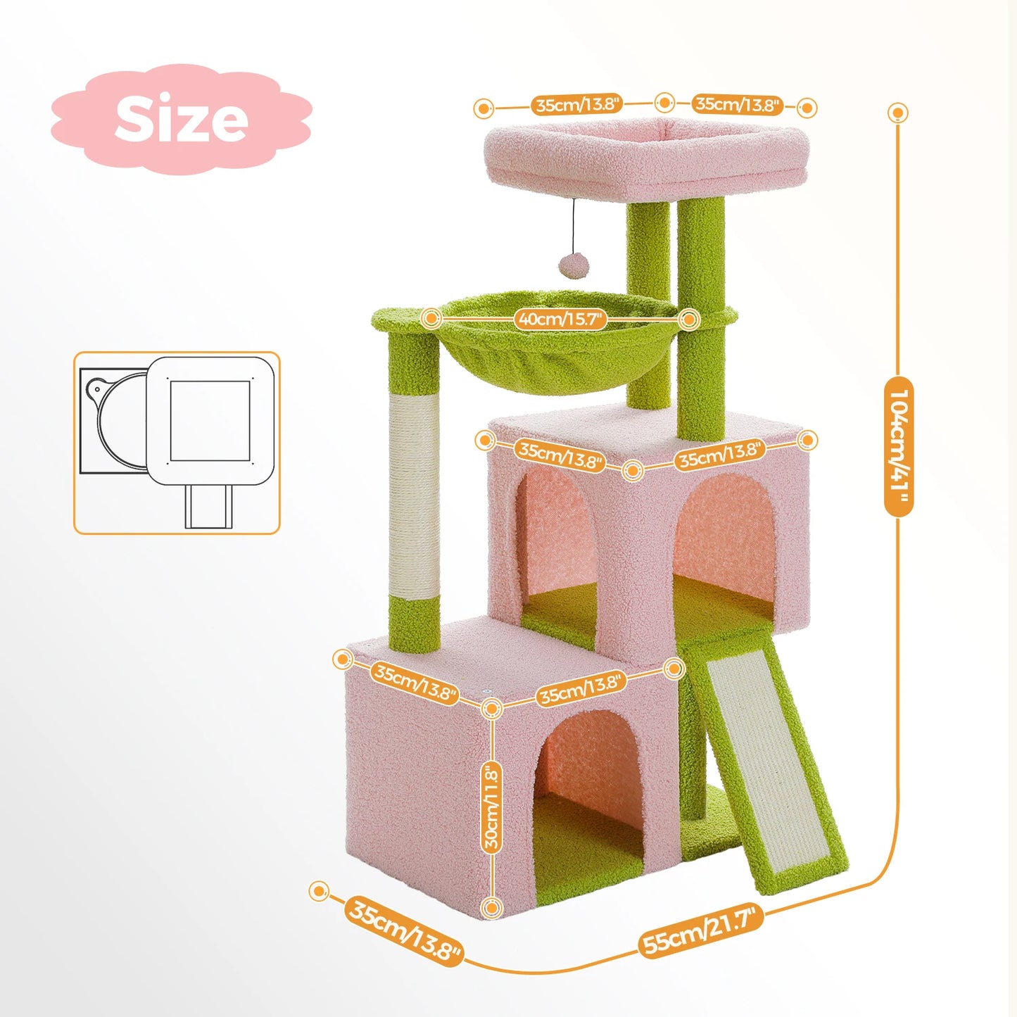 Unlock endless feline adventures with the PAWZ Road Large Cat Tree, a multi level playground built for indoor cats.