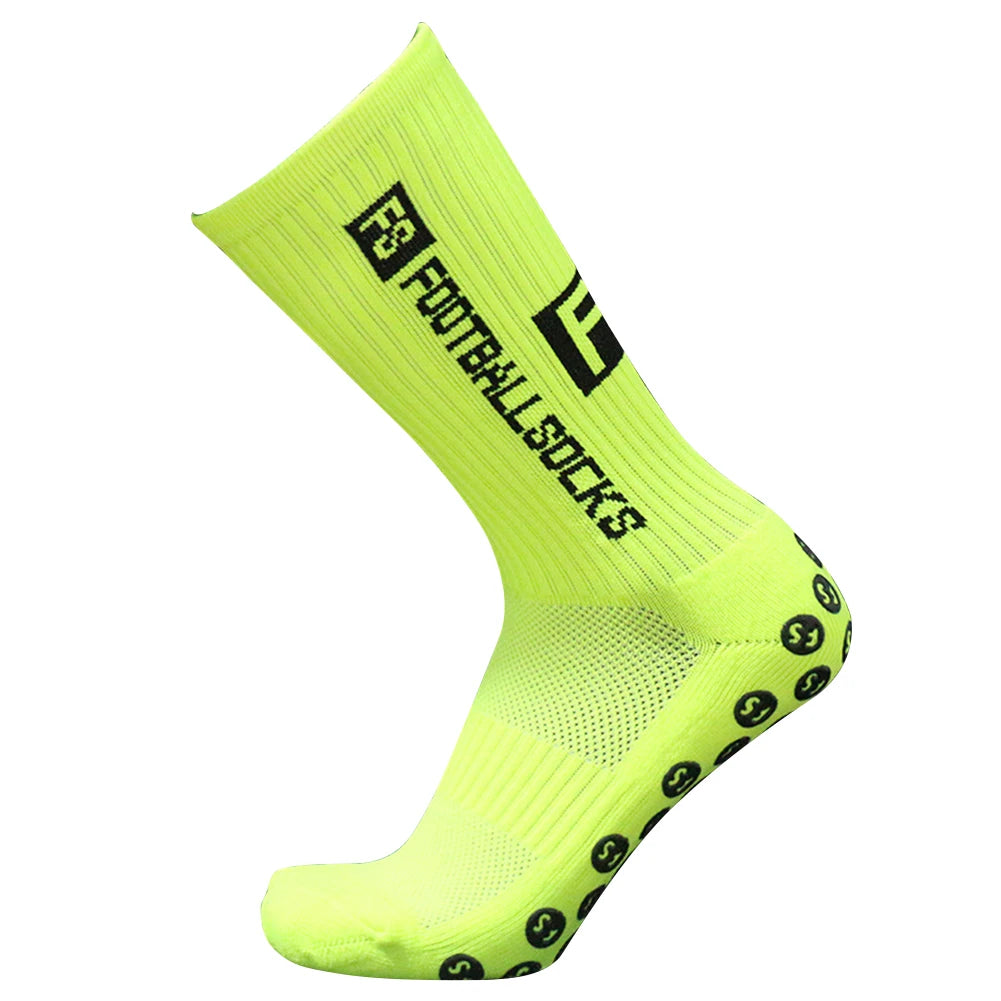 Non Slip Round Silicone Unisex Football Sock Training Dispensing Sport Stockings