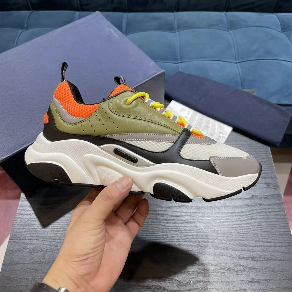 Men's Running Shoes Cushioned Road Sneakers Thick Soles Casual Jogging