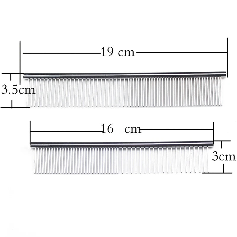 Discover a faster, gentler grooming routine with this stainless steel dog comb, engineered for long, thick coats, reducing tugging and leaving your pet looking neat and feeling comfortable.