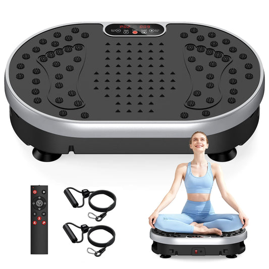 Vibration Plate Exercise Machine with 120 Speeds and 9 Preset Programs