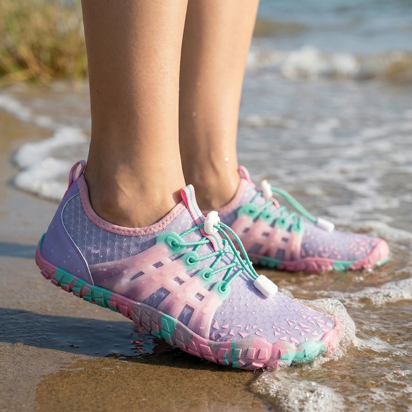 Unisex Water Shoes Quick Dry Breathable Gym Training Footwear Barefoot Beach Shoes Upstream Sneakers For Swimming Fitness