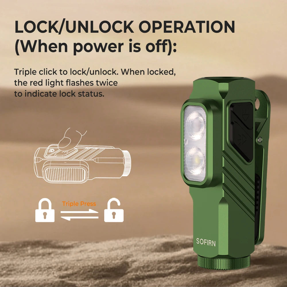 Sofirn brings you the Mini ST10, a compact, high powered EDC flashlight designed for everyday carry, outdoor adventures, and emergency use, offering long battery life, USB C charging, and versatile lighting modes in a single pocketable package.