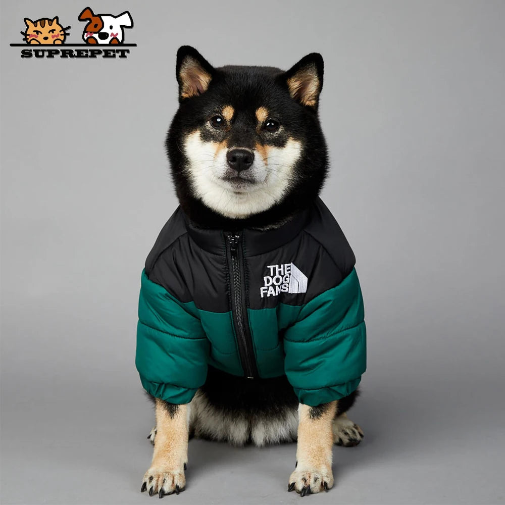 Stay warm and stylish this winter with the Suprepet Warm Dog Jacket, a versatile coat designed to shield your pup from wind and cold on every outdoor adventure.