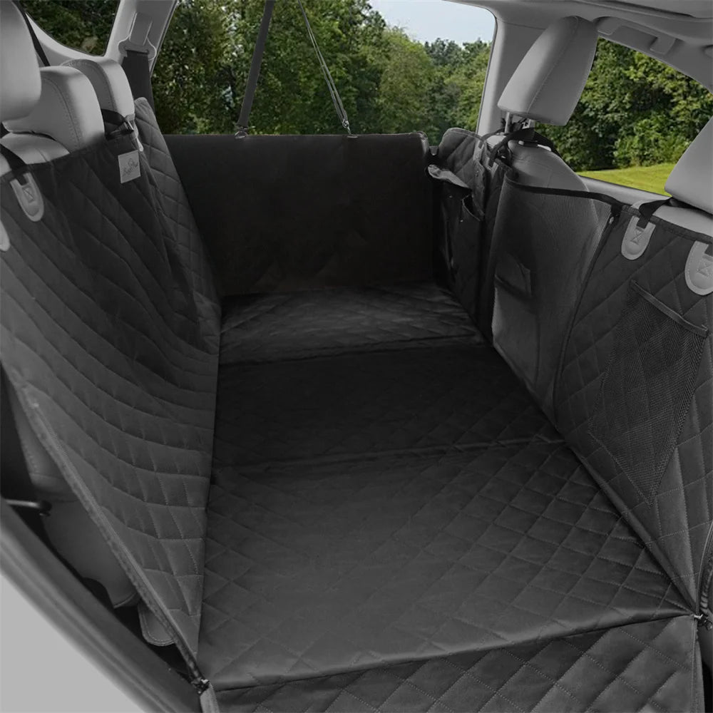 Transform car trips into a safer, comfier journey with this waterproof back seat extender that doubles as a snug dog hammock for any trip.