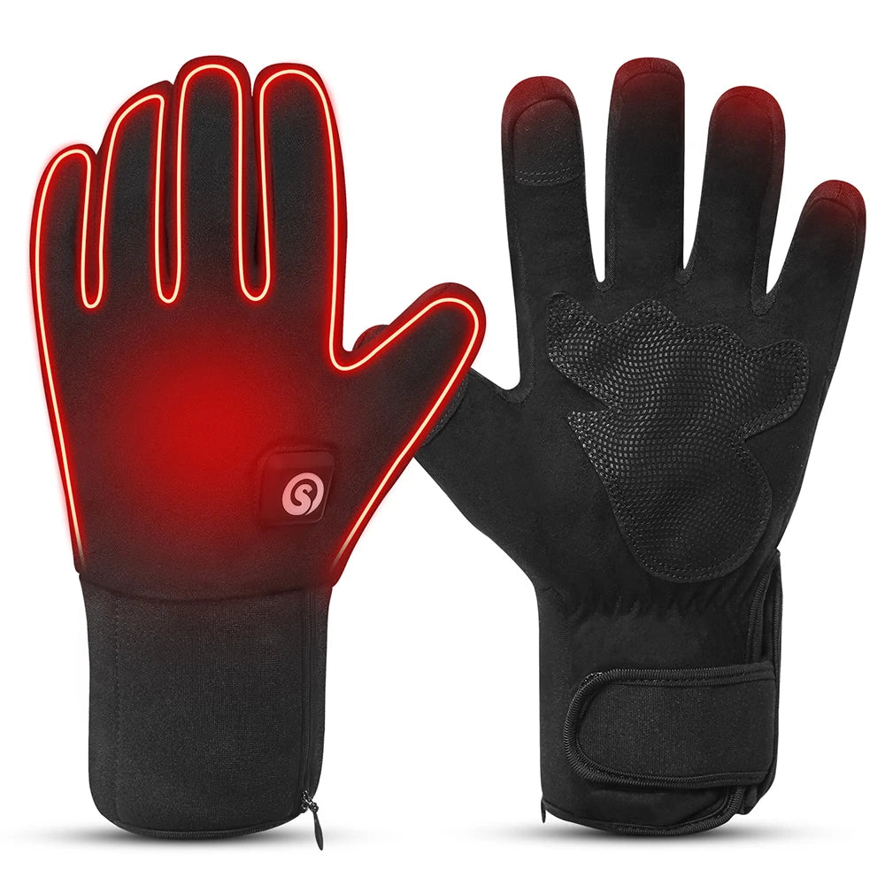 From SNOW DEER, stay warm on every ride with these heated gloves engineered for performance in icy conditions.