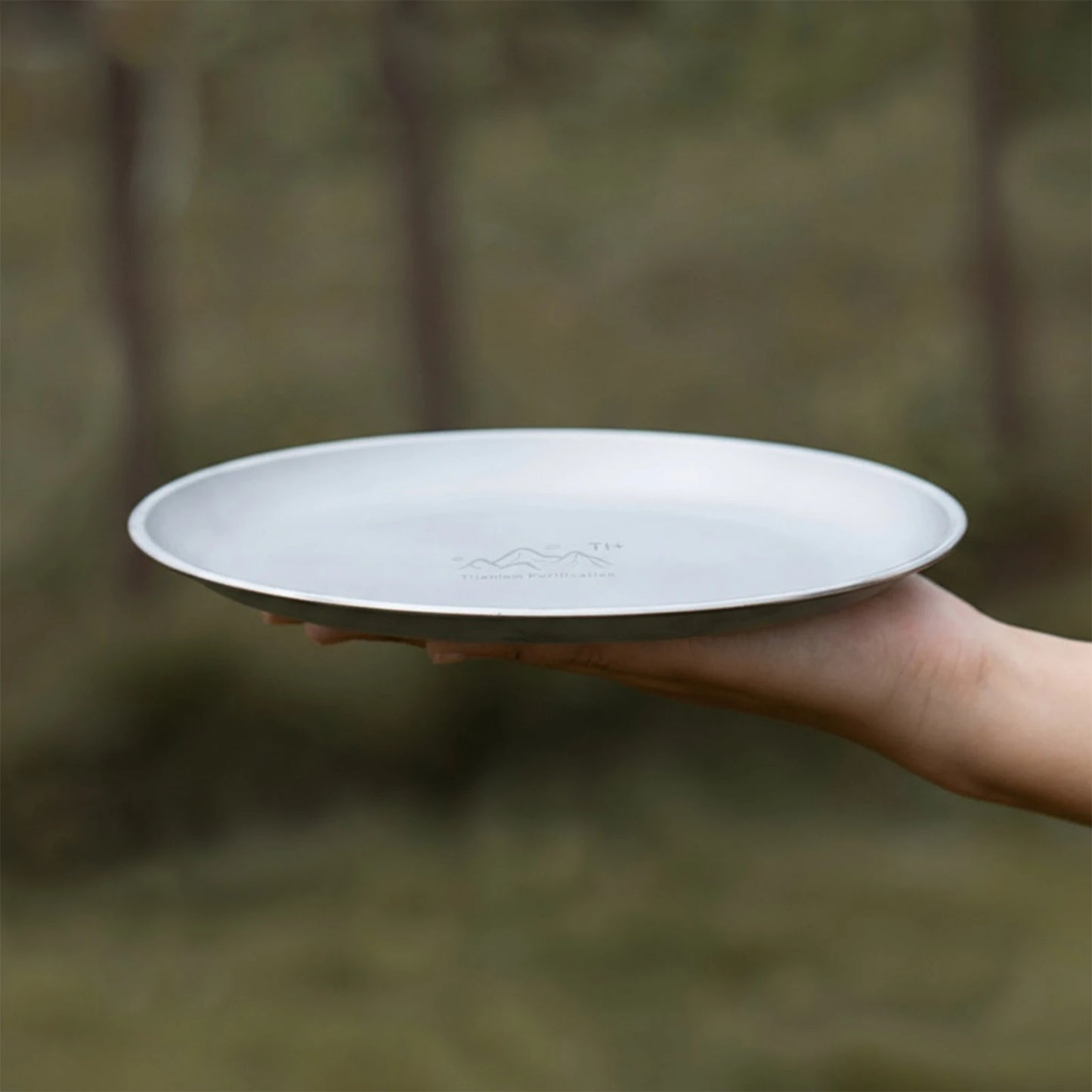 Shunmaii Titanium Purification Plate Rustproof Portable Travel Tableware