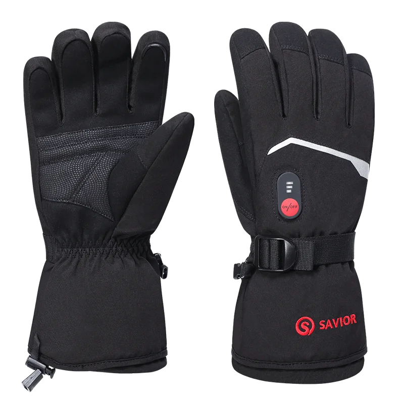 Savior Heat Winter Heated Mittens For Men Women With Rechargeable Battery