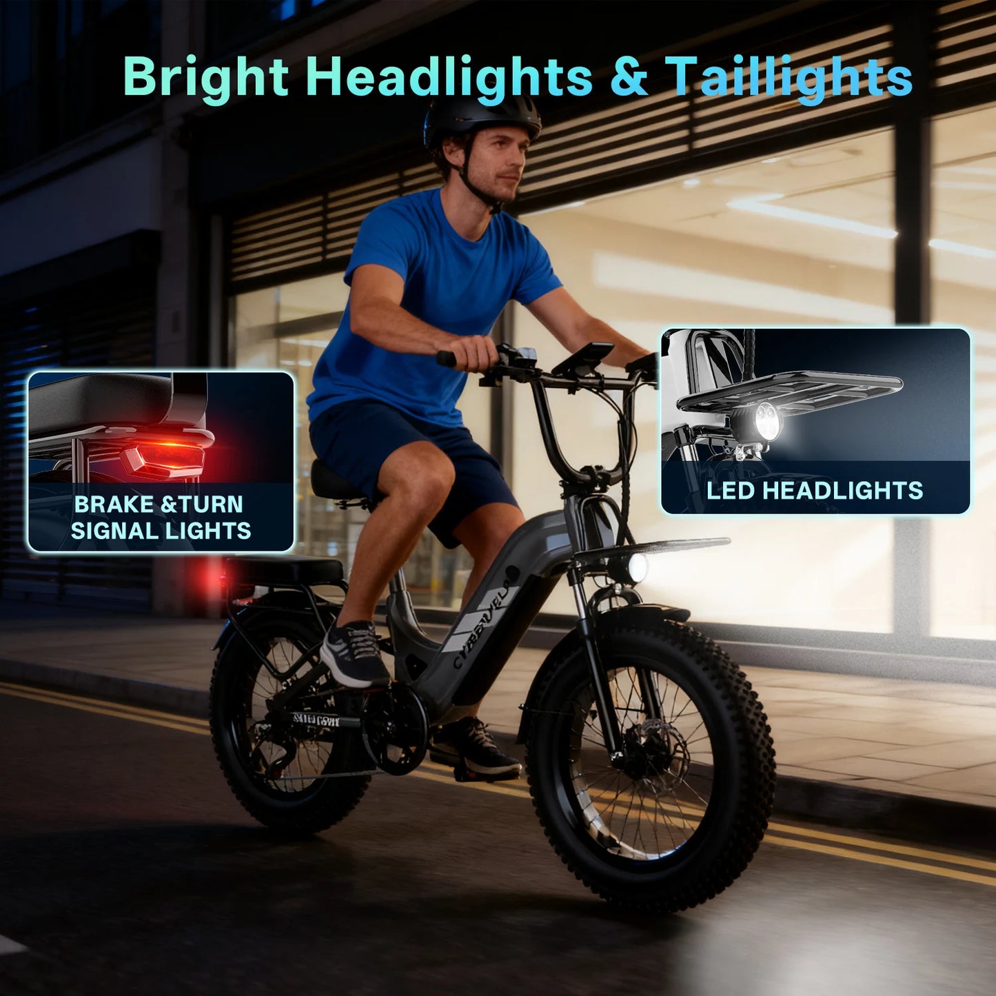 CYBERVELO EK12 Step-Through Electric Bike makes your rides effortless, comfortable, and ready for your daily commute.