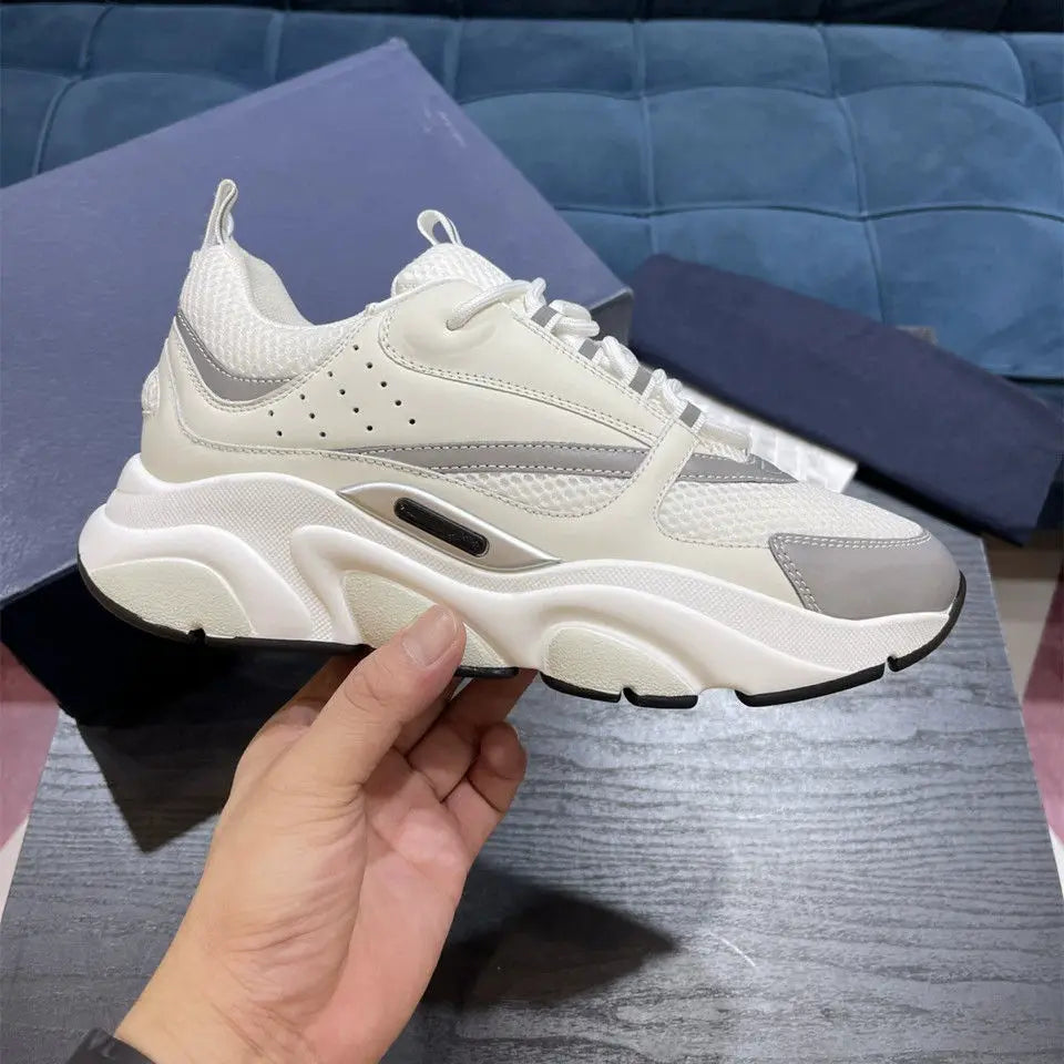 Men's Running Shoes Cushioned Road Sneakers Thick Soles Casual Jogging