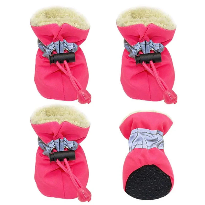 Antiskid Puppy Shoes Waterproof Winter Soft Sole Pet Shoes For Small Dogs