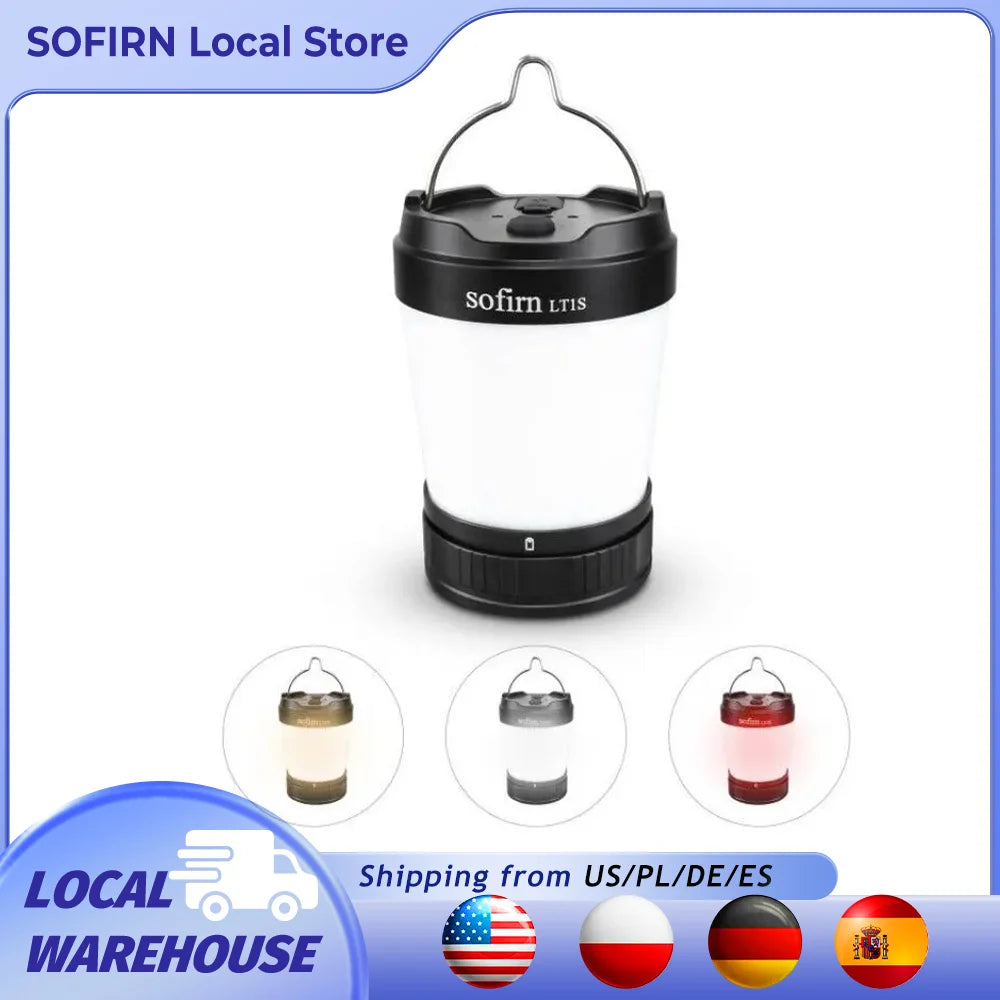 Sofirn LT1S Camping Light USB C 21700 Rechargeable Torch With Reverse Charging