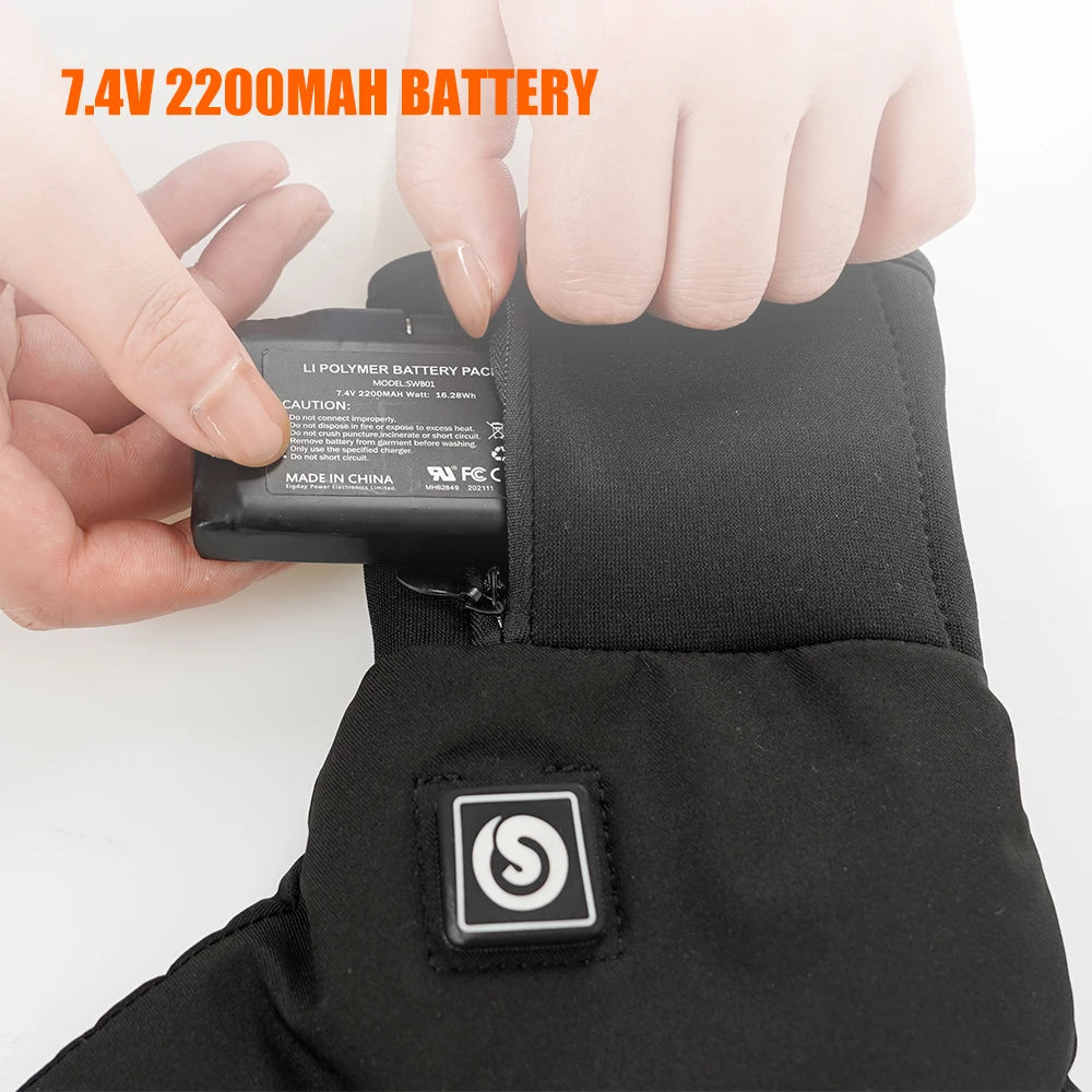 When the cold snaps strike, SNOW DEER Winter Electric Heated Gloves keep your hands warm, highly responsive, and confidently in control on every ride or commute in harsh weather.