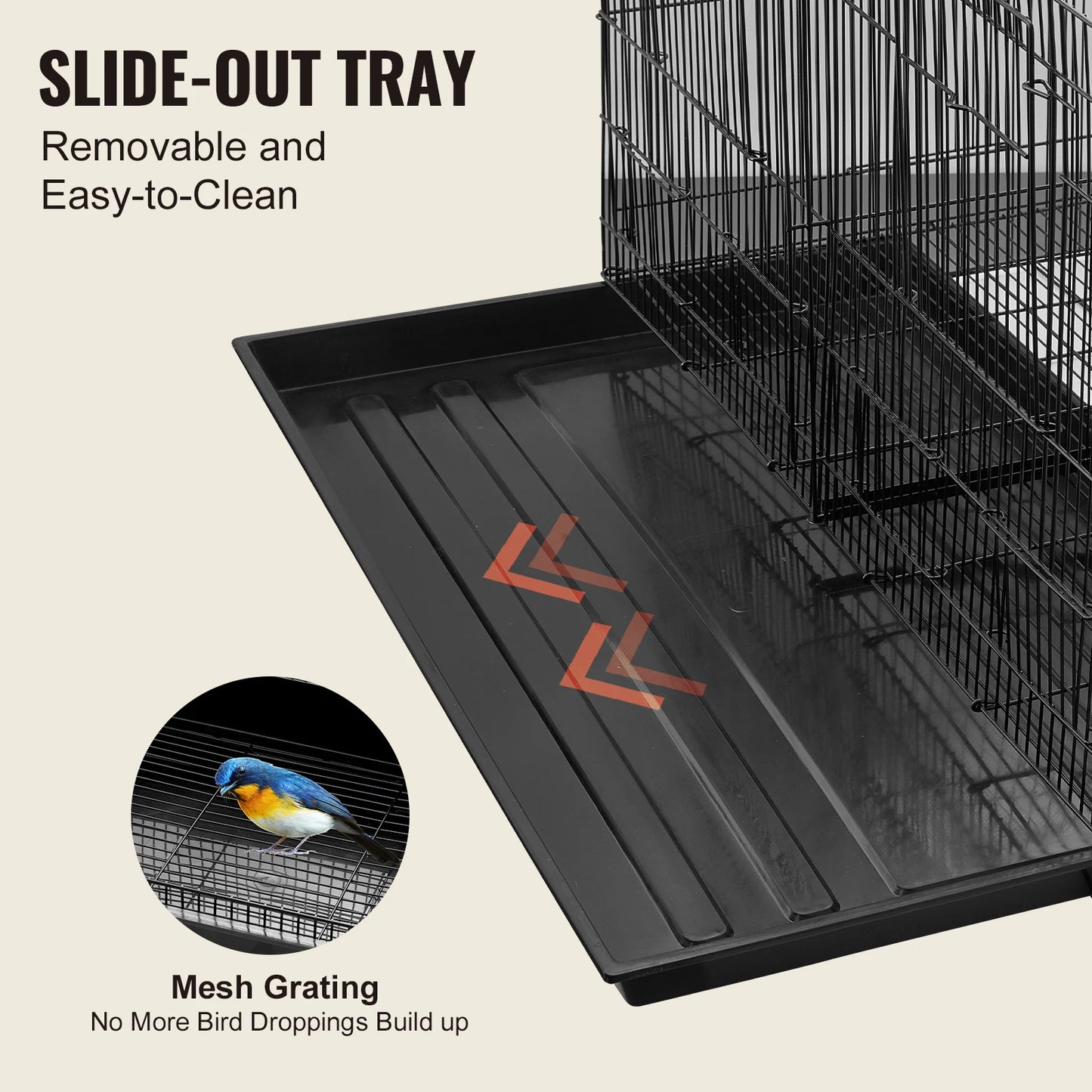 Upgrade your feathered companions' travel and daily living with the SucceBuy 30x18x18 inch cage, a versatile, stackable home that keeps birds comfortable, safe, and social while you move between rooms, vet visits, or outdoor adventures.