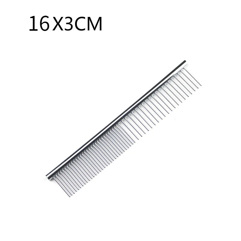 Discover a faster, gentler grooming routine with this stainless steel dog comb, engineered for long, thick coats, reducing tugging and leaving your pet looking neat and feeling comfortable.