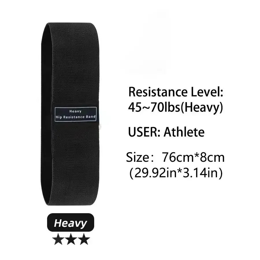 Elevate your lower-body routine with fabric resistance bands that hug your glutes and thighs for powerful, comfortable workouts, compatible with warmups, rehab, progressive strength training, and versatile positioning across routines.