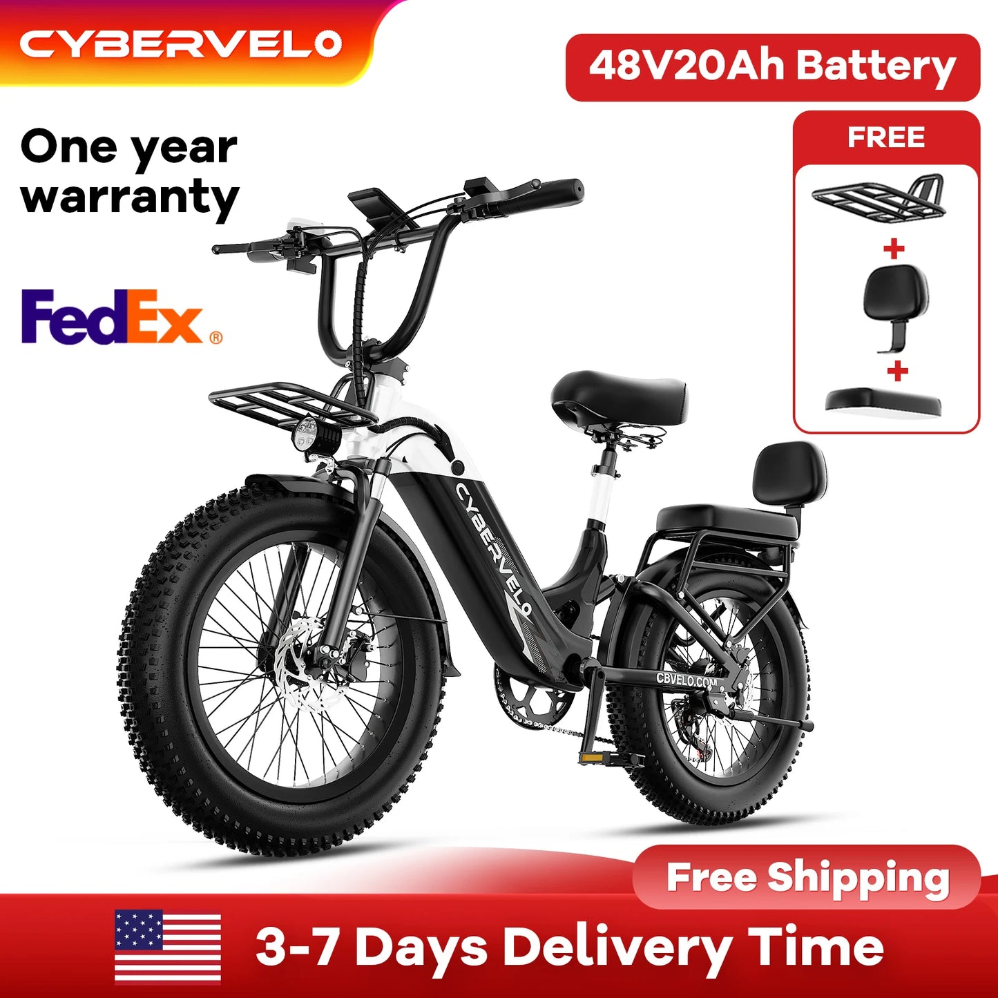 CYBERVELO EK12 Step-Through Electric Bike makes your rides effortless, comfortable, and ready for your daily commute.