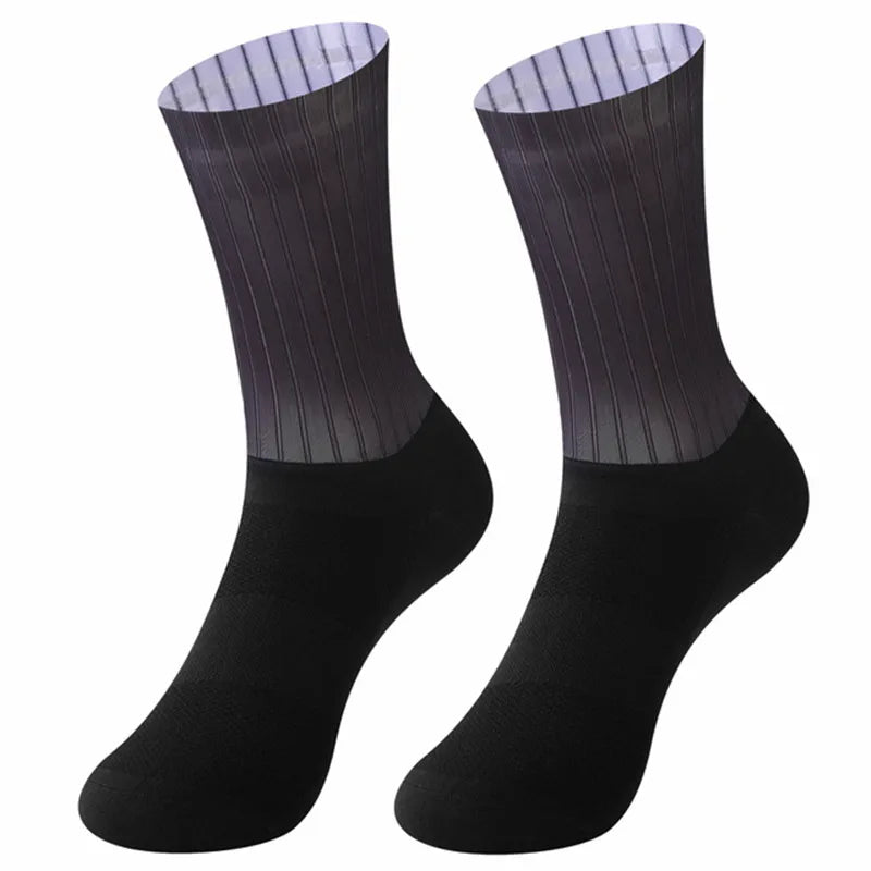 New Bike Team Aero Socks Seamless Anti Slip Cycling Socks Road Bicycle Socks Outdoor Racing Bike Compression Sport Socks