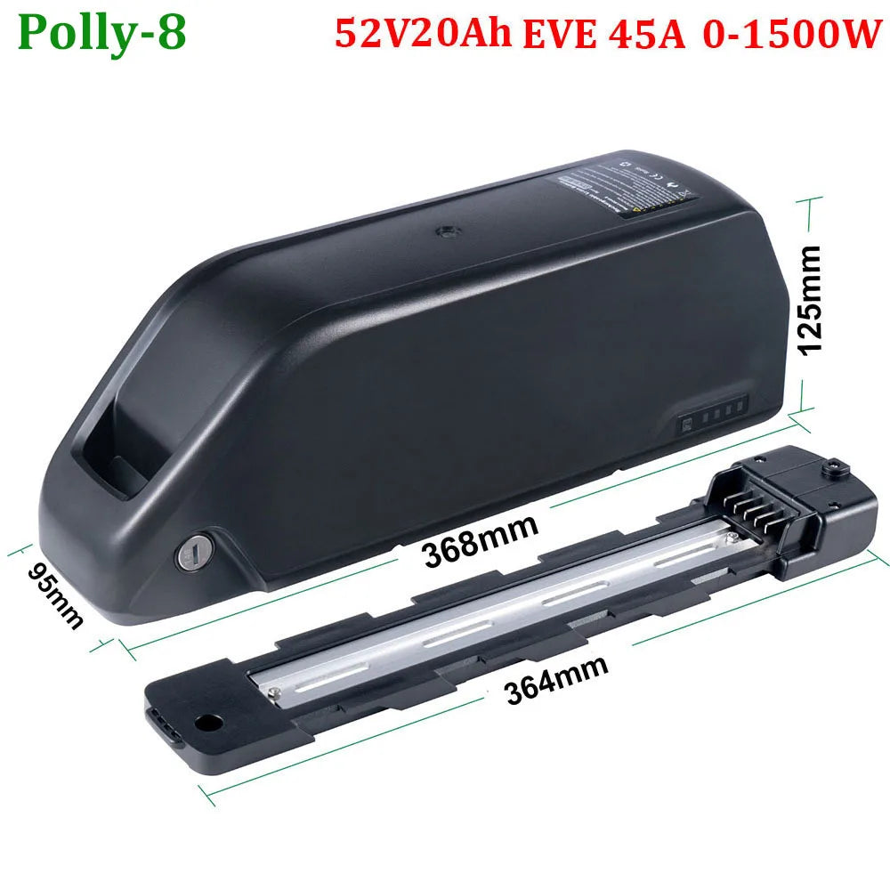 Unitpackpower Ebike Battery 52V 48V 24Ah 21700 18650 Pack For BBS02 BBS01 BBSHD