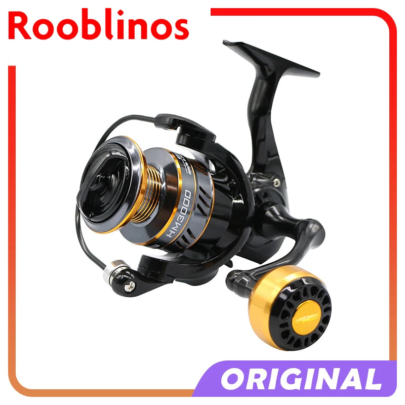 Rooblinos Spinning Fishing Reel 10Kg Max Drag High Speed Metal Body
