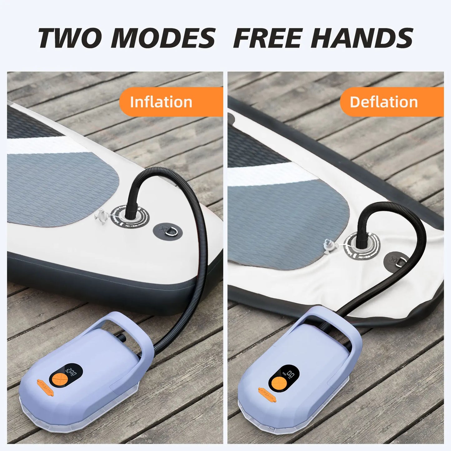 Power up your rides and keep your boards ready anywhere you go with the AIRBANK SUP Electric Air Pump, a compact, battery powered inflator designed for boards, kites, and essential outdoor sessions for reliable inflation during hikes, camps, or travel.