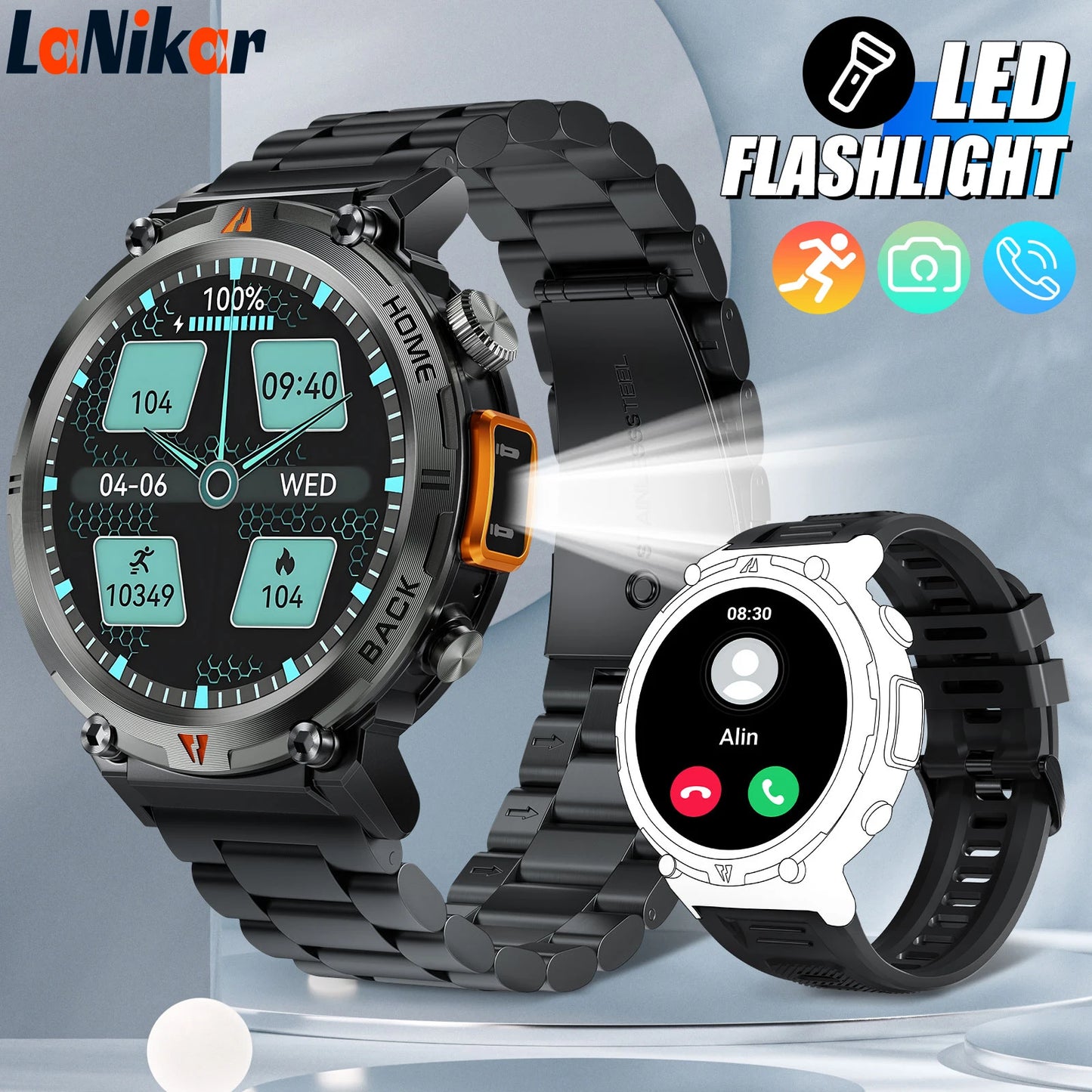 Step into smarter everyday living with the LaNikar KE3 Bluetooth Smart Watch that keeps up with your pace and style.