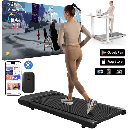 NONED 2.5 HP Treadmill For Home Use 300 Lb Capacity 2in1 Walking Running
