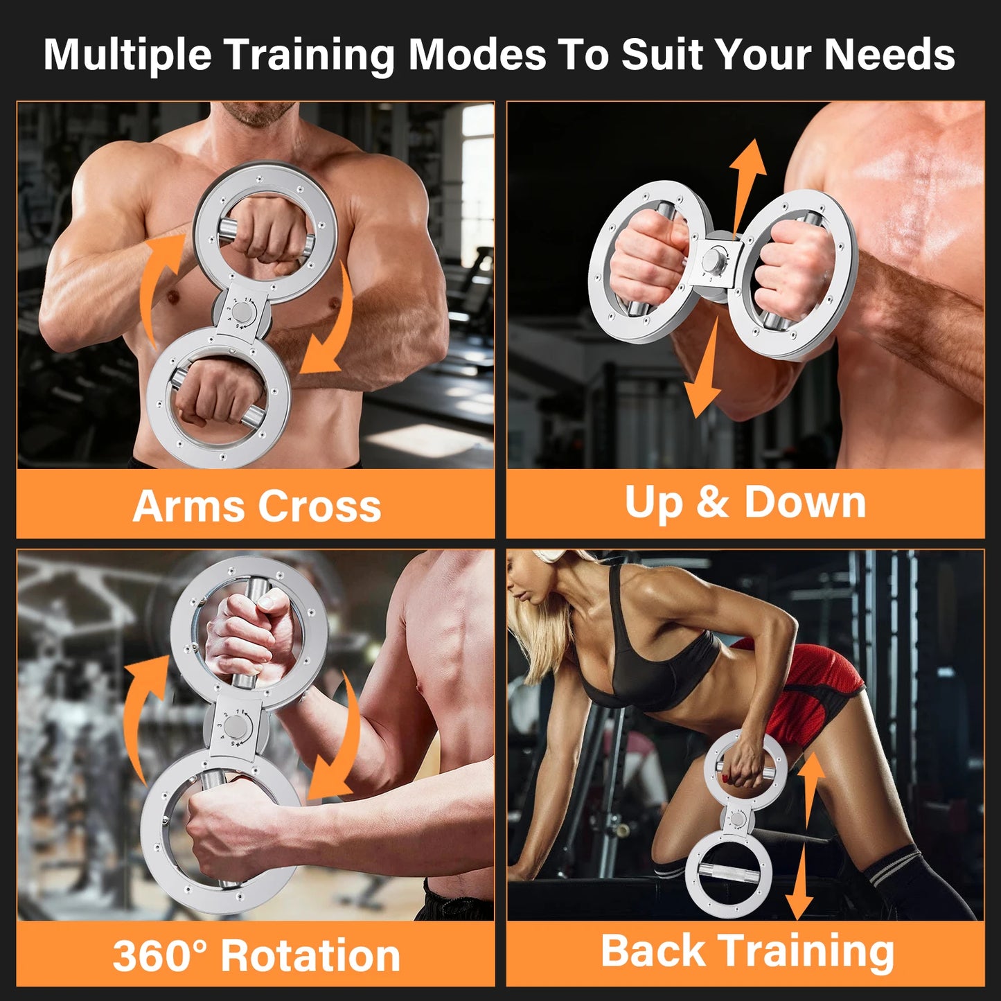 Take your grip and forearm training to the next level with this adjustable rotator machine, designed to reinforce strength, endurance, and control from 8 to 15 pounds.