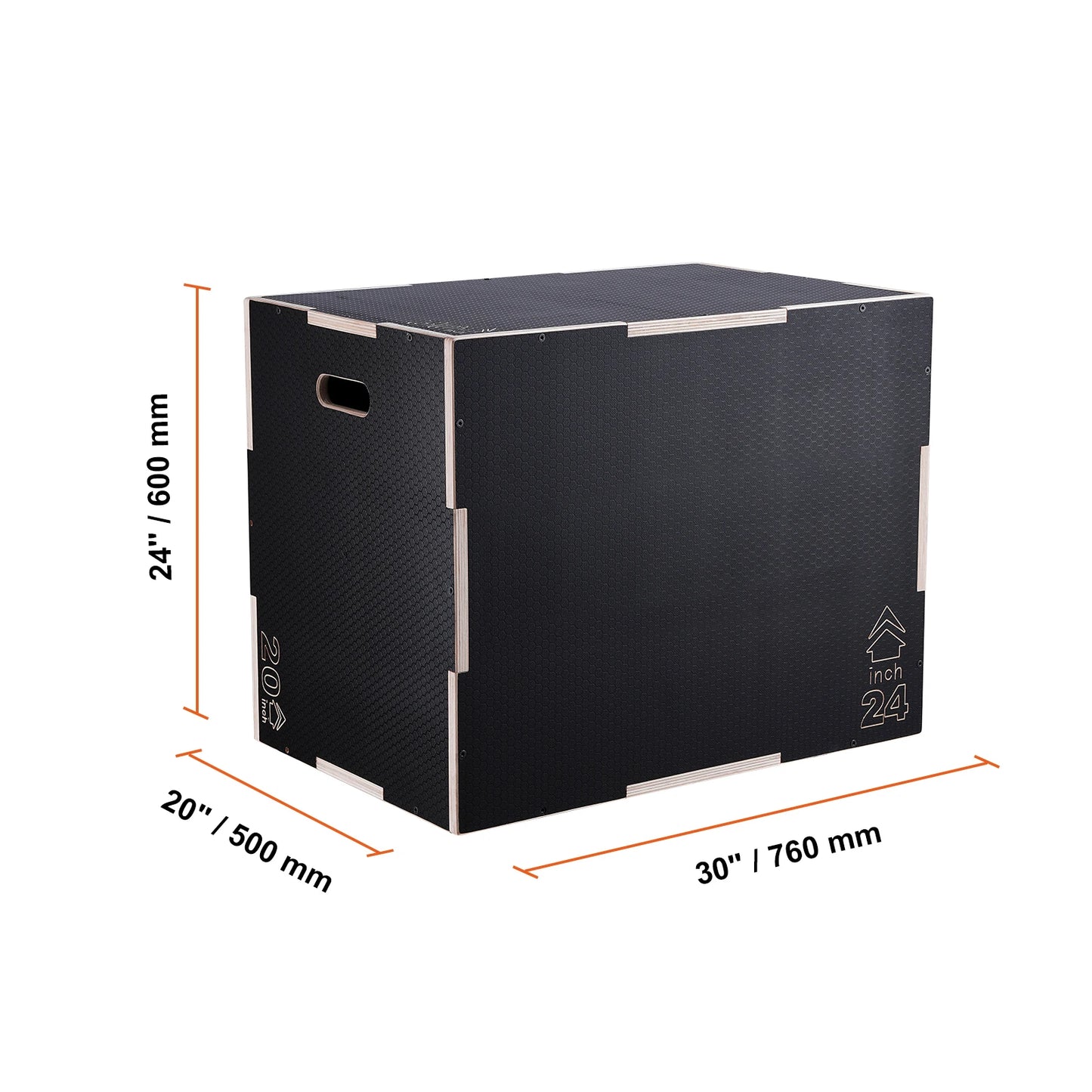 Elevate your training with the SucceBuy 3 In 1 Plyometric Jump Box, a sturdy, compact solution built to power explosive workouts at home.