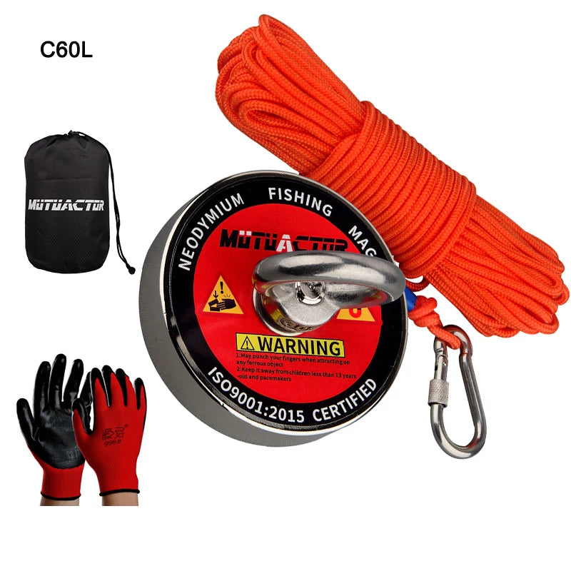 Powerful salvage magnet set from AMAZING-MAG delivers serious grip for heavy-duty recovery tasks.