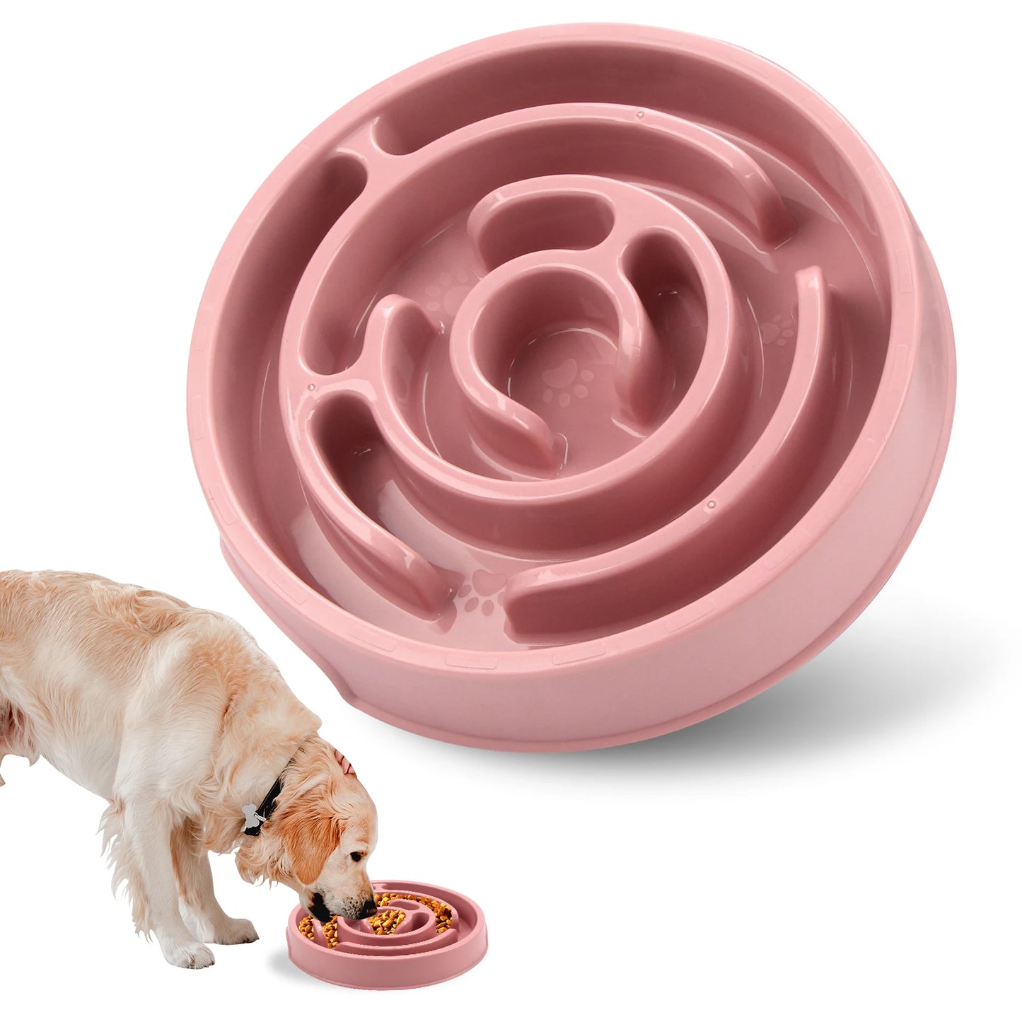 Turn every meal into a calmer, healthier routine with this Pet Dog Slow Feeder Bowl that makes dining a mindful challenge.