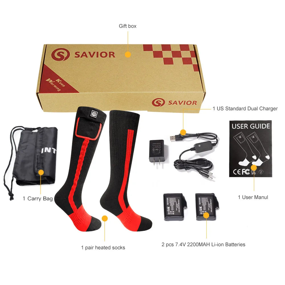 Stay warm on every cold adventure with SNOW DEER heated socks that deliver reliable warmth when you need it most.